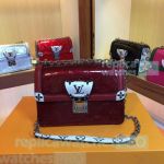 Top Quality L---V Wynwood Purple Monogram Vernis Patent Leather Handbag
